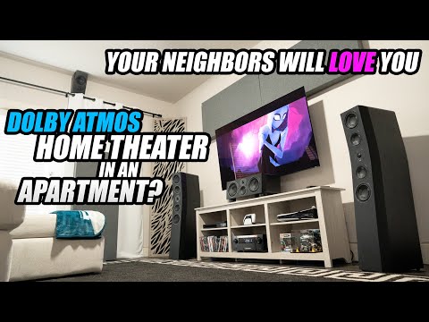 How To Build A DOLBY ATMOS Home Theater IN AN APARTMENT