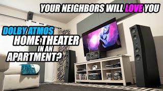 How To Build A DOLBY ATMOS Home Theater IN AN APARTMENT