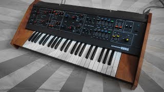 Video thumbnail for KORG MAXI-KORG 800DV Analog Synthesizer (1975) Sound Demo by RetroSound