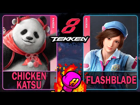 Tekken 8 Chicken Katsu (PANDA) VS Flashblade (ASUKA)🥊 鉄拳8🥊4K 60ᶠᵖˢ🥊T8🥊TK8 #tekken