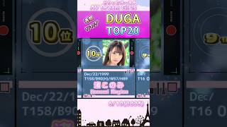 【2023年6月10日】DUGA週間ﾗﾝｷﾝｸﾞ TOP20 #shorts