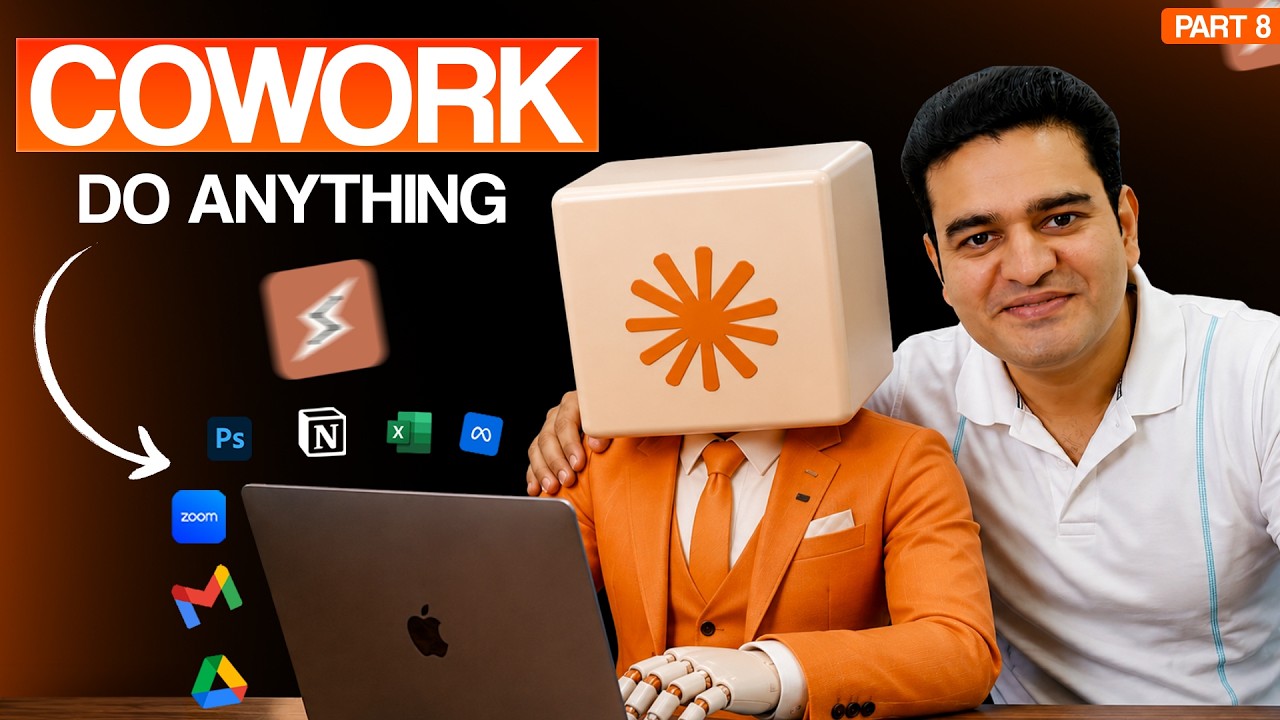Claude Cowork Tutorial in Hindi | Now Claude Control Your Computer & Work fro You | #claudecowork