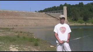 preview picture of video 'Cagles Mill Dam Fishing'