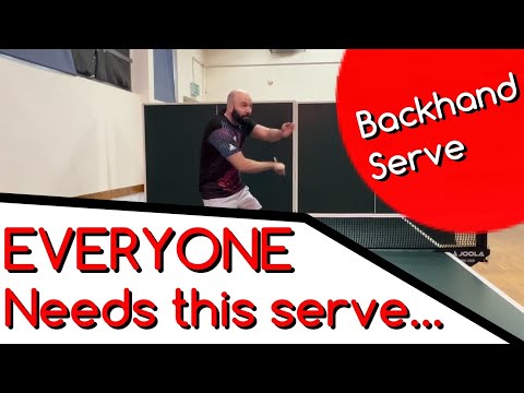 A Serve for Everyone - The Backhand Serve