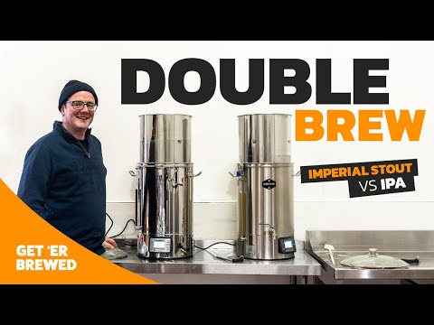 Double Brewday Beacon Brewster vs Brew Monk - Imperial Stout vs APA with (new advanced hops)