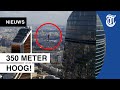 Waaghals verbreekt wereldrecord op grote hoogte