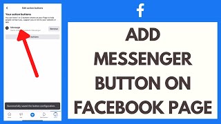 How To Add Messenger Button To Facebook Page (2023)