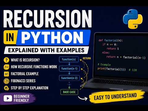 Recursive Functions In Python Python Tutorial 47 %f0%9f%9a%80