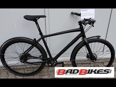 Focus Planet Lite Street Shimano 8G Gates Carbondrive Curana Ilu Urban Bike 2017 Magicblack matt