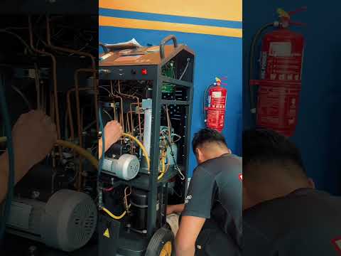 servis berkala mesin flushing aircond