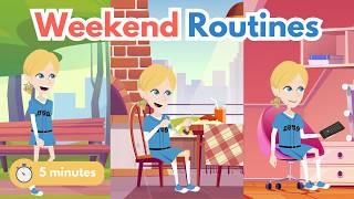 5-Minute English Conversation Practice: Talking About Weekend Routines