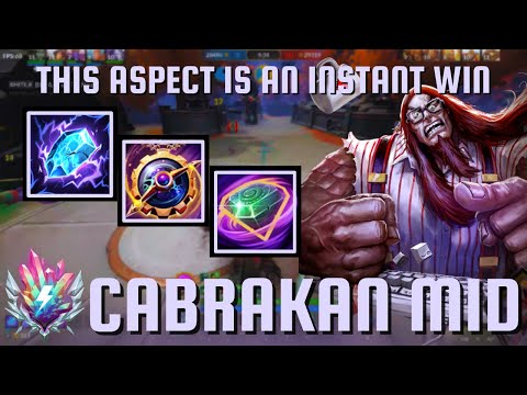 THIS ASPECT IS AN INSTANT WIN  - Cabrakan Mid Smite 2 Gameplay
