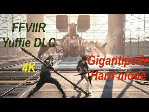 FINAL FANTASY VII : Gigantipede Hard Difficulty Boss INTERmission Yuffie DLC
