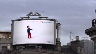 British Airways - #lookup in Piccadilly Circus