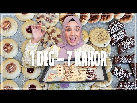 7 OLIKA KAKOR PÅ 1 & SAMMA DEG