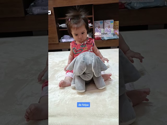 Vídeo relacionado con Zappi Co Peluches de Peluche 100% reciclados - Juguetes de Tela Suaves y acogedores, compañeros niños y recién Nacidos (13-15cm) (Elefante)