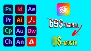 How to get Adobe Creative Cloud for CHEAP (New Method): 100% Legal & Working (Without Being Student)