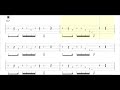 Cissy Strut - Guitar TAB with backing track
