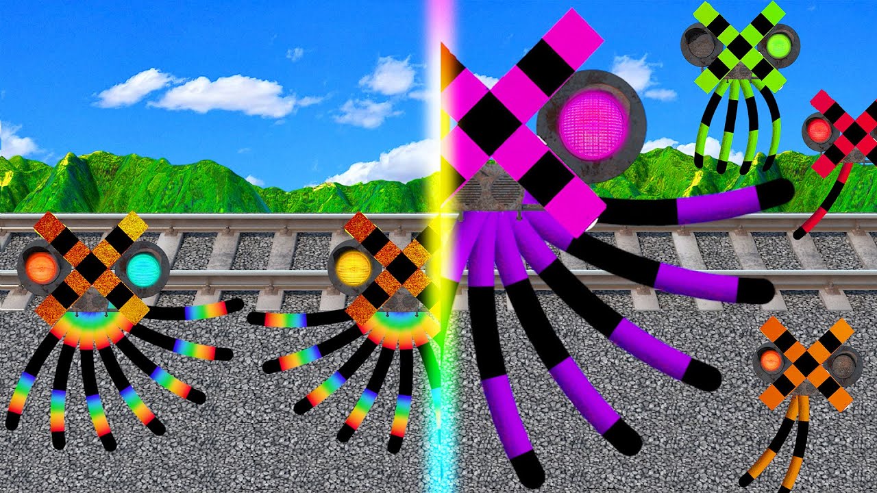 【踏切アニメ】LIVE配信860 不思議な空間に入ると錆びてしまう踏切カンカン Railroad Crossing Fumikiri KanKan