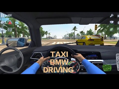 Taxi simulator 2020🚖🚖🚕 BMW car uber driving the taxi driver car games 3D Android Mobile phone played