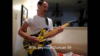 Video thumbnail for Pickup Comparison: Seymour Duncan 59 vs. Gibson Burstbucker by KBD3
