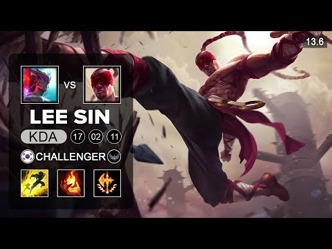 Lee Sin vs Yone Mid - KR Challenger - Patch 13.6 Season 13