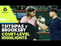Jenson Brooksby vs Stefanos Tsitsipas: Court-Level Highlights | Indian Wells 2022