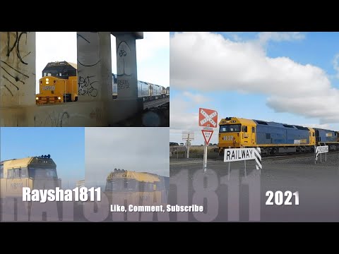 Trains at Gheringhap (Freight)-(Passenger) - Australian Trains by Raysha1811