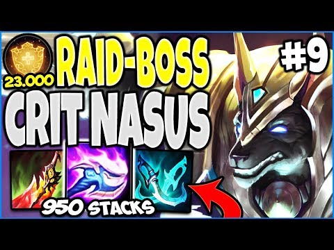 RAID-BOSS CRIT NASUS 🔥 Quadra + 23k Overheal 🔥 UNSTOPPABLE Nasus Build | Bronze to Diamond Ep #09