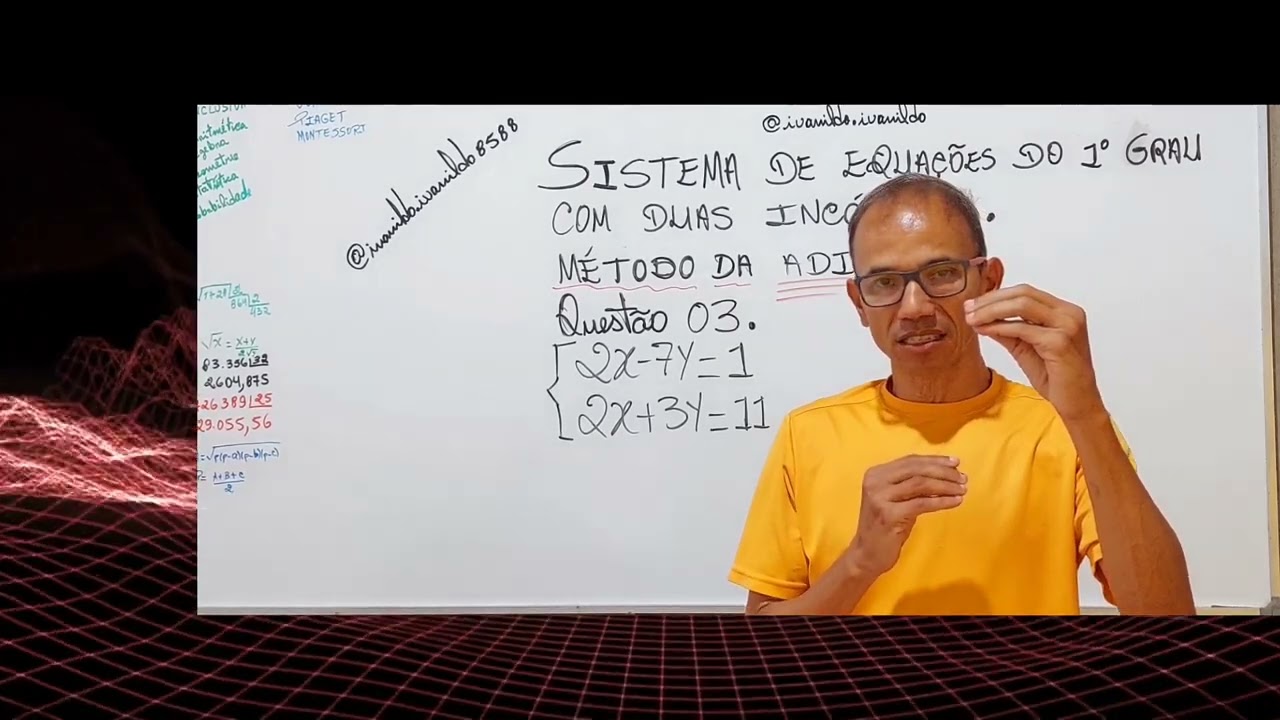 SISTEMA (METODO DA ADIÇÃO) - 329