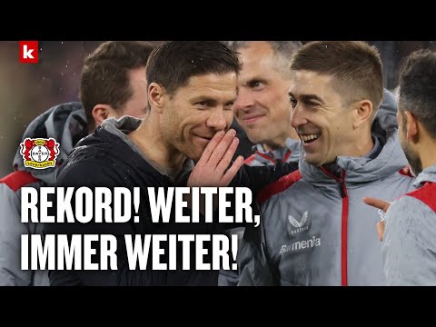 Xabi Alonso über den Rekord: Wenn uns in zehn Jahren jemand übertrifft ... | West Ham - Leverkusen