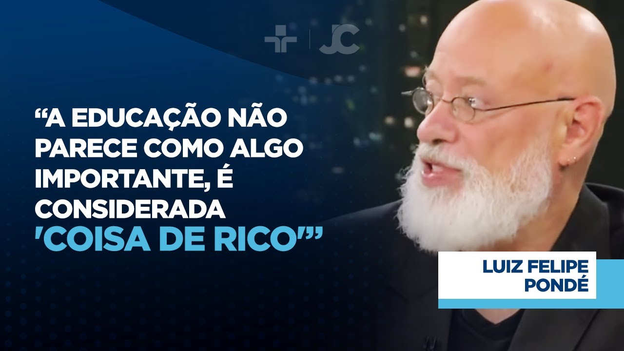 Pondé analisa razões para EVASÃO ESCOLAR no Brasil: "A própria FAMÍLIA NÃO APOIA!"