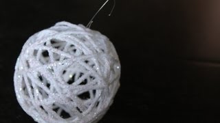 DIY: Snowball Christmas Ornament