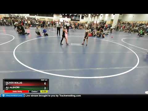 71 Lbs Cons. Round 2 - Oliver Bollig, WI Vs Ali Albadri, MO 1cf8