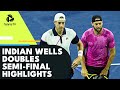 Sock/Isner v Zverev/Golubev; Ram/Salisbury v Gonzalez/Roger-Vasselin | Indian Wells 2022 Doubles SF