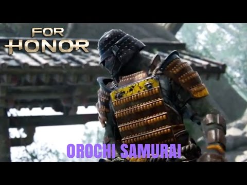 For Honor Orochi Samurai Faction Multiplayer Gameplay Trailer Review Hero Series