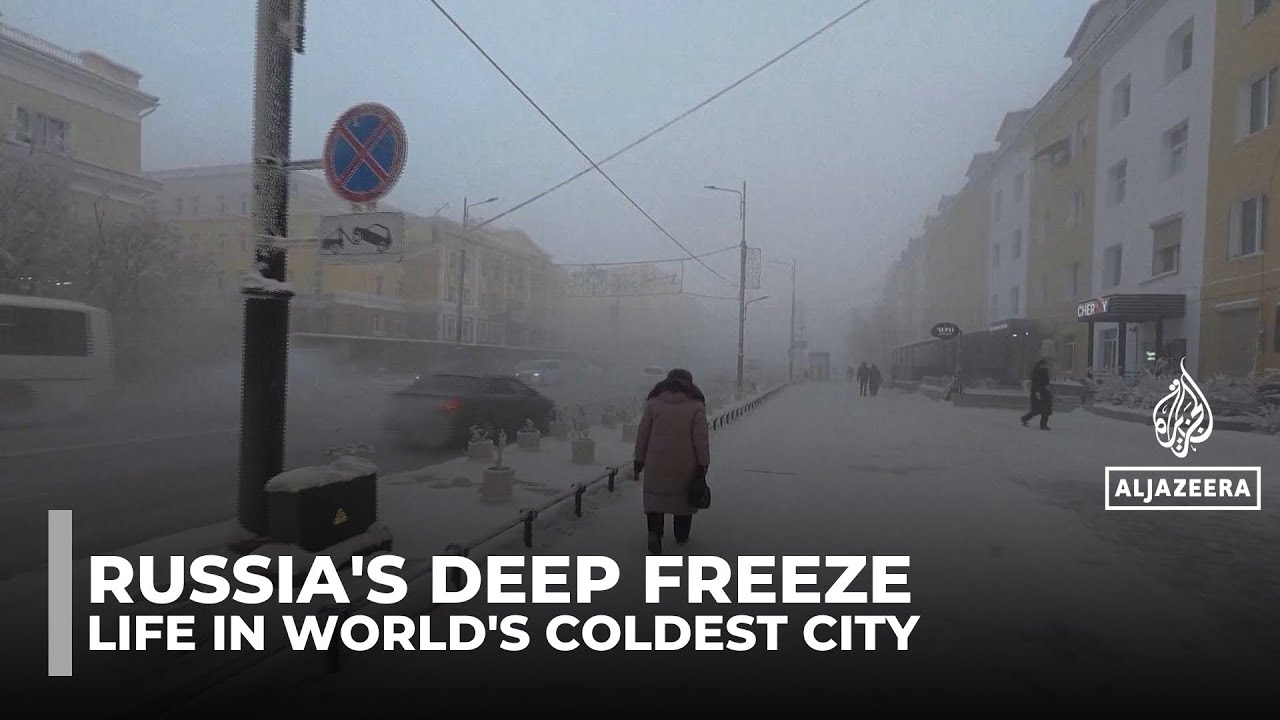 Russia's deep freeze: Life in Siberia's -45C winter freeze