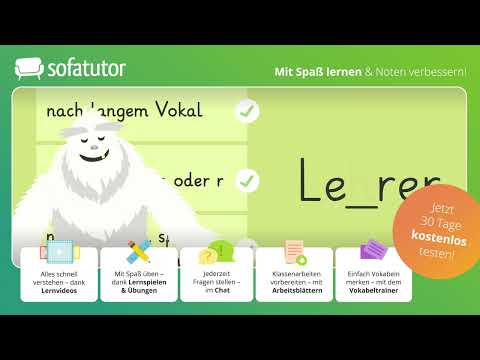 Wörter mit Dehnungs-h einfach erklärt – Deutsch 3. & 4. Klasse