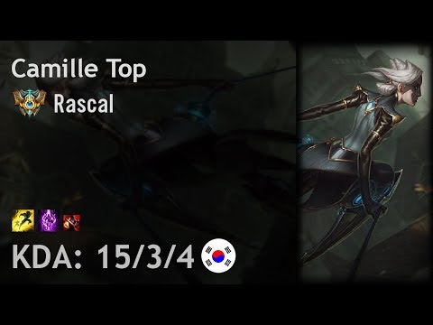 Camille Top vs Vladimir - Rascal - KR Challenger Patch 7.19