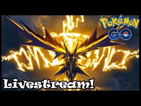 ZAPDOS Tag kommt?! TEST Stream - neues Layout! Livestream! Pokemon Go! Video