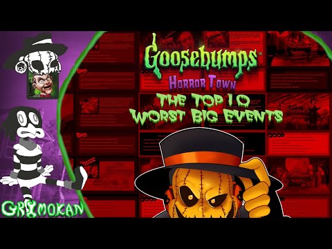 Grimokan - Goosebumps HorrorTown | The Top 10 Big Events | The Worst List