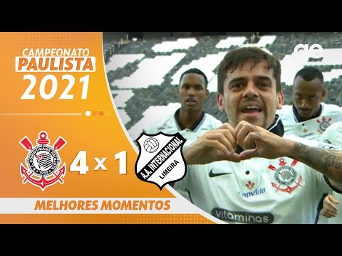 CORINTHIANS 4 X 1 INTER DE LIMEIRA | MELHORES MOMENTOS | QUARTAS DE FINAL PAULISTA 2021 | ge.globo
