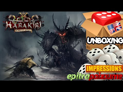 Harakiri: Blades of Honor - Unboxing & Impressions (EN) by Epitrapaizoume