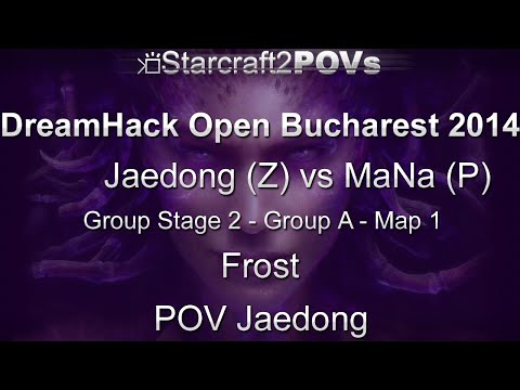 SC2 HotS - DH Bucharest 2014 - Jaedong vs MaNa - GS2 Group A - Map 1 - Frost - Jaedong