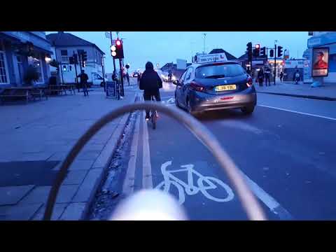 Cycling around london streets