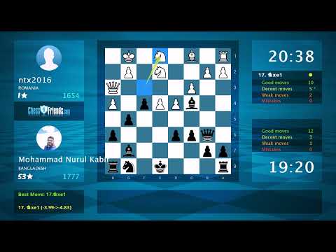 Chess Game Analysis: ntx2016 - Mohammad Nurul Kabir, 0-1 (By ChessFriends.com)
