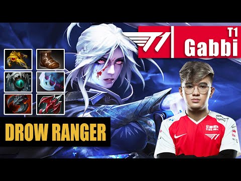 Drow Ranger Safelane | T1.Gabbi | 7.31B DROW RANGER CRAZY DAMAGE BUILD | 7.31b Gameplay Highlights