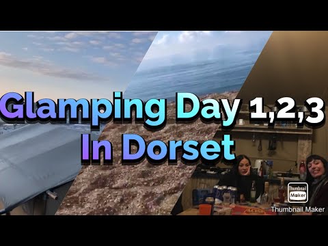 Glamping In West Bay Dorset , Day 1,2,3/ Who Taught Them That !!!