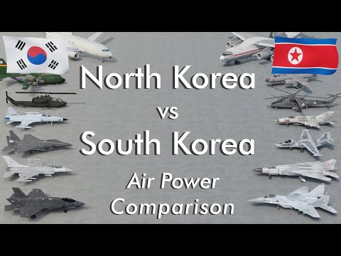 North Korea vs South Korea Air Power 2025 - Air Force Comparison