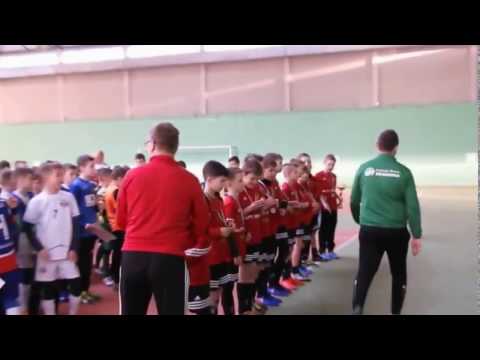 Dekoracja  Halowy Turniej o Puchar Prezesa Górnik Łęczna S. A. Rocznika 2006